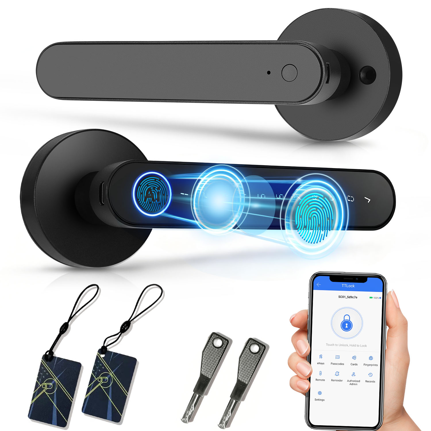 Smart Home News - TTlock Uygulaması Parmak İzi Akıllı Kilit