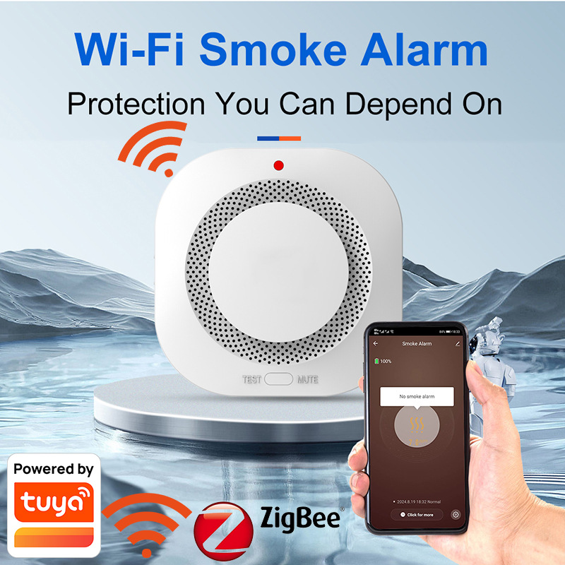 Smart Smoke Detector - Tuya WiFi Zigbee Duman Alarmı –
