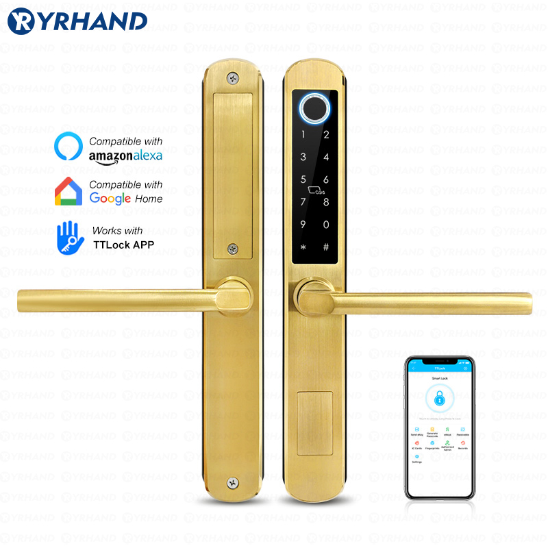 Smart Home Technology - IP66 Altın Paslanmaz çelik Sürgülü Cam