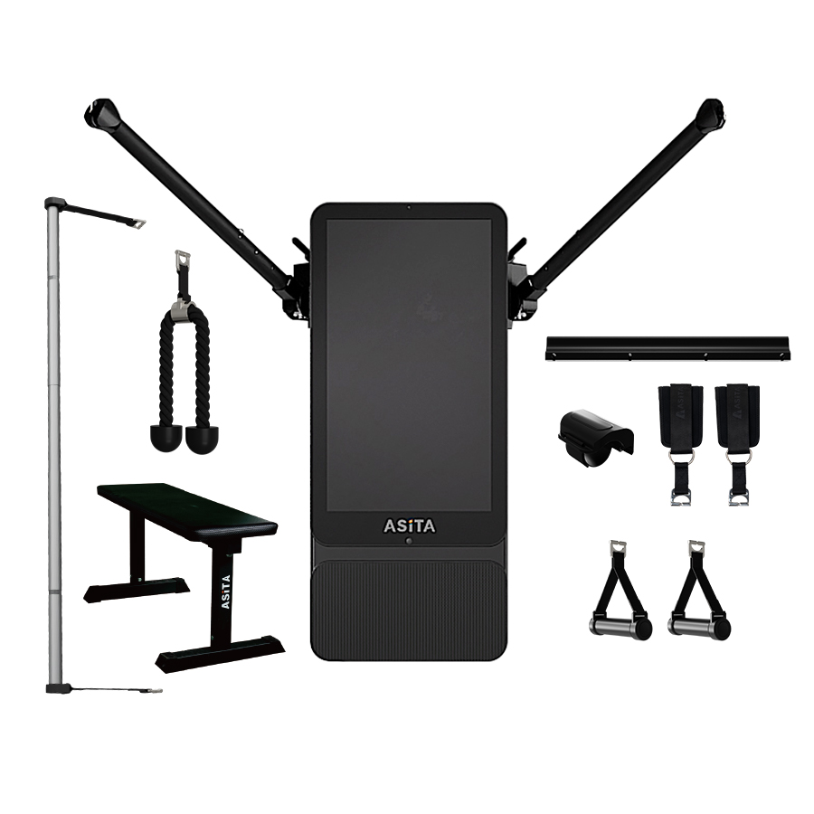 Smart Home Gym Mirror - Çok Fonksiyonlu Fitness Ekipmanı Tonal Duvara