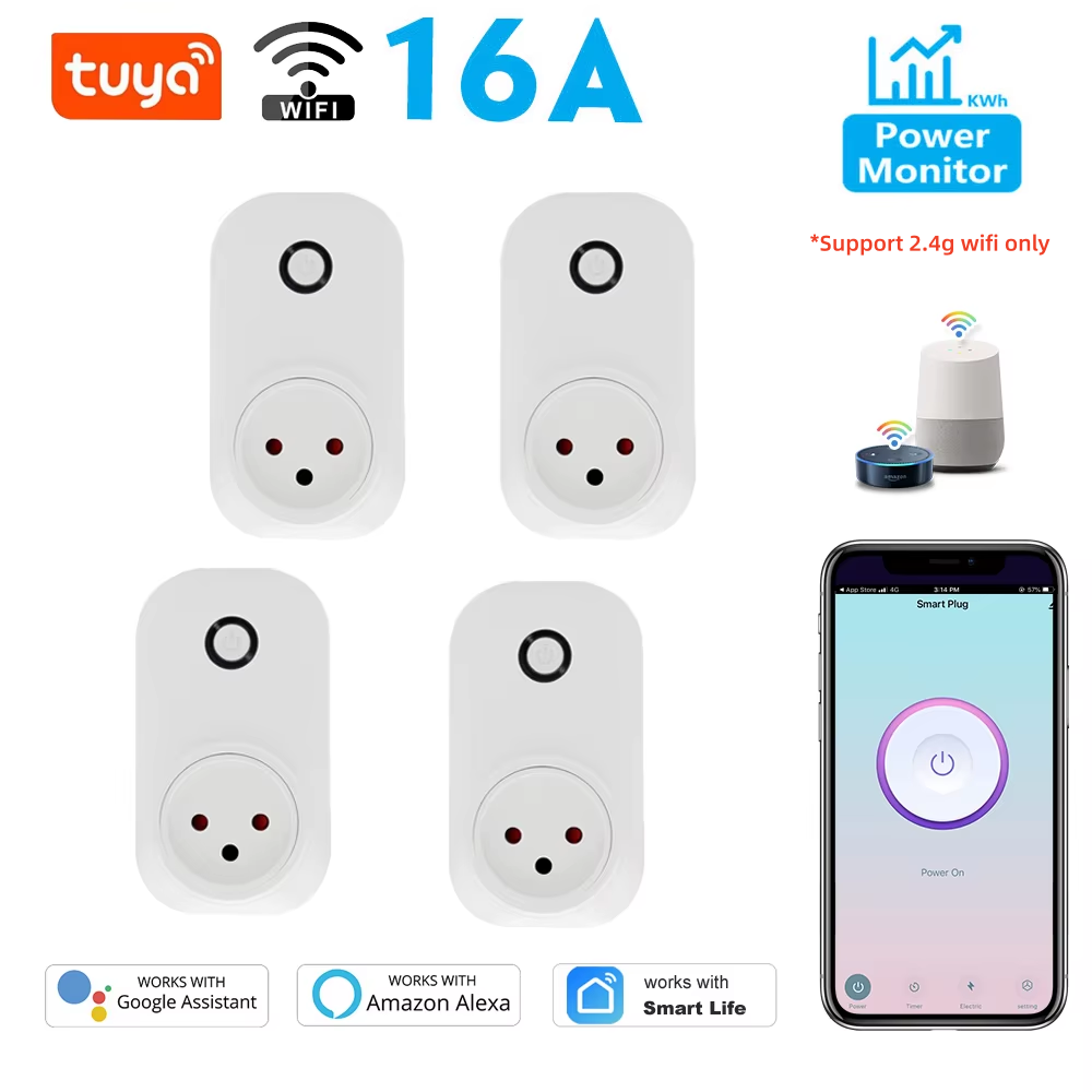 Smart Home Technology - Tuya Akıllı Soket İsrail Fiş 16A