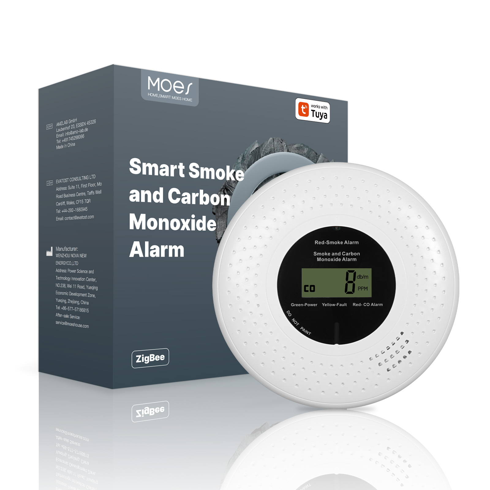 Smart Smoke Detector - Zigbee Akıllı Duman ve Karbon Monoksit