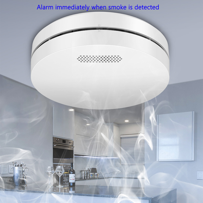 Smart Smoke Detector - Tuya WiFi Algılama Sesli ve Görsel