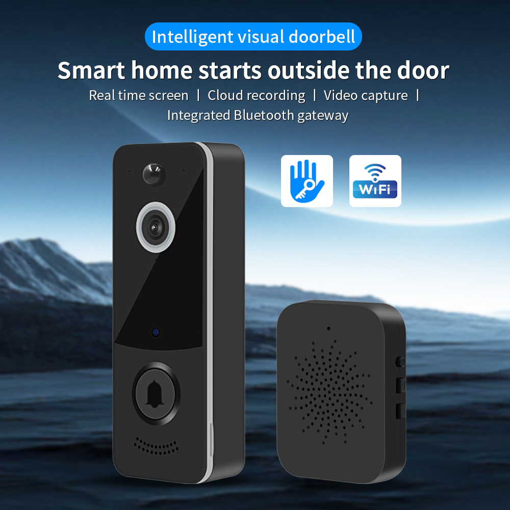 Smart Home Video Doorbell Enhanced Security With Smart Doorbell - 1080P WIFI Görüntülü Kapı Zili TTLOCK
