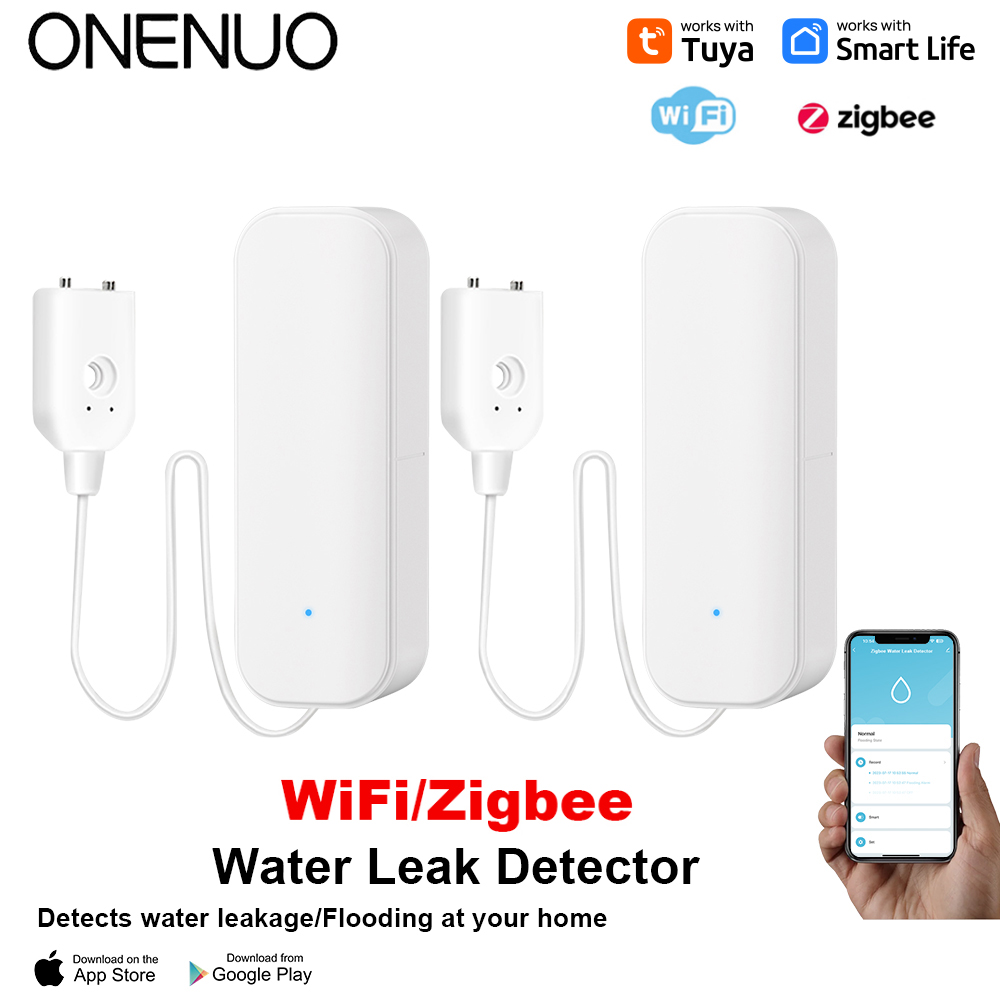 Smart Home Ecosystems - WiFi/Zigbee Su Sensörü Tuya Kaçak Alarmı