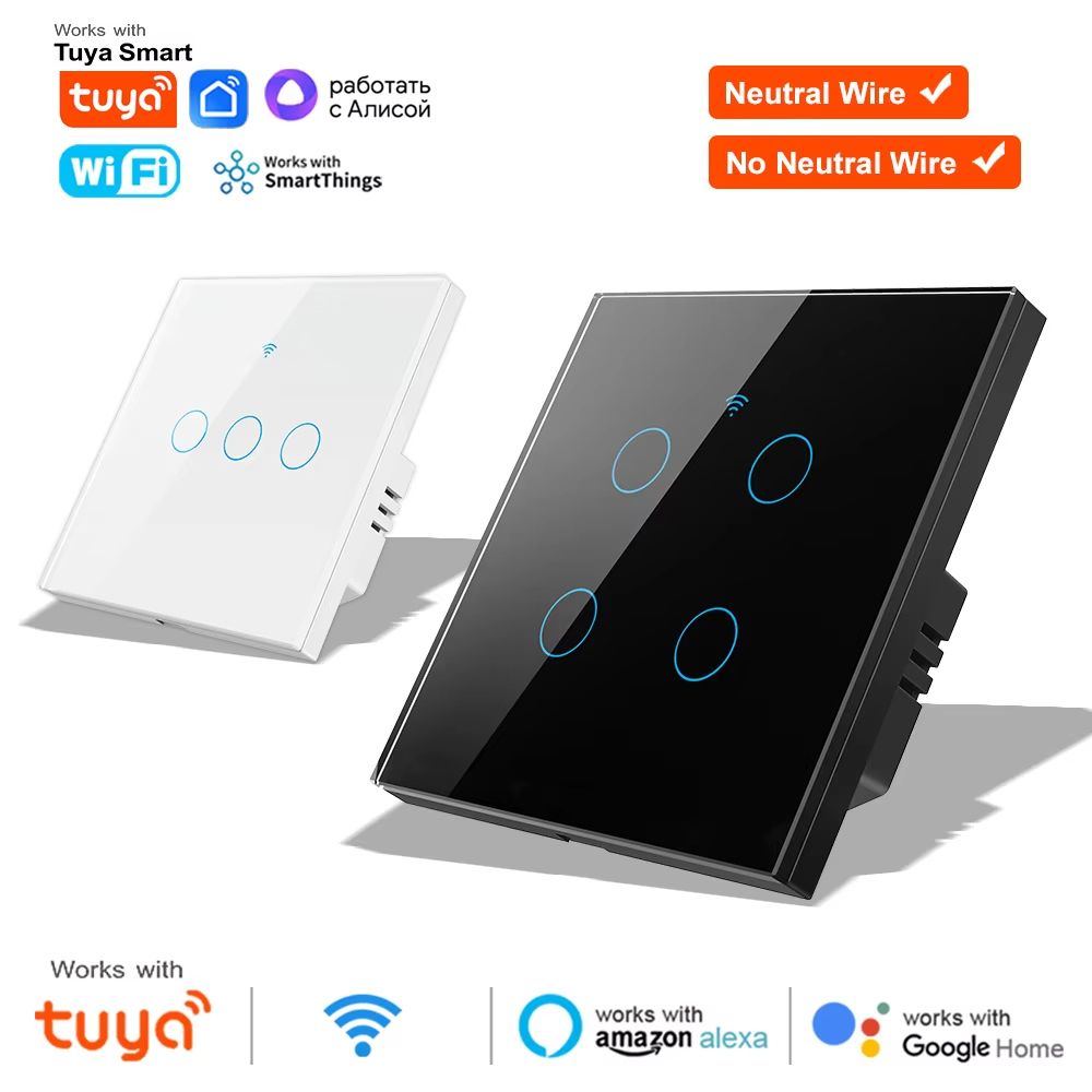 Smart Home Switch - WiFi RF 433mhz Dokunmatik Duvar Lambası