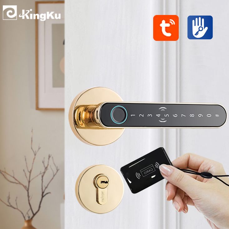Smart Home Technology - Parmak izi kapı anahtar kart tuş