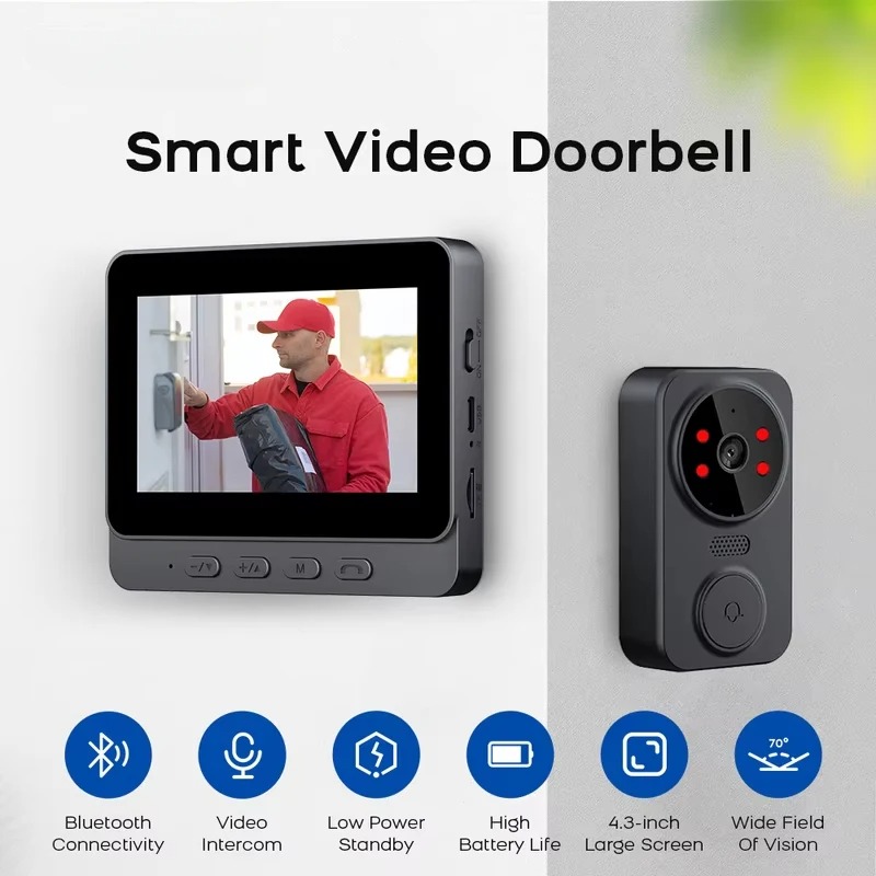 Smart Home News - M8 Akıllı Görsel Kapı Zili WiFi