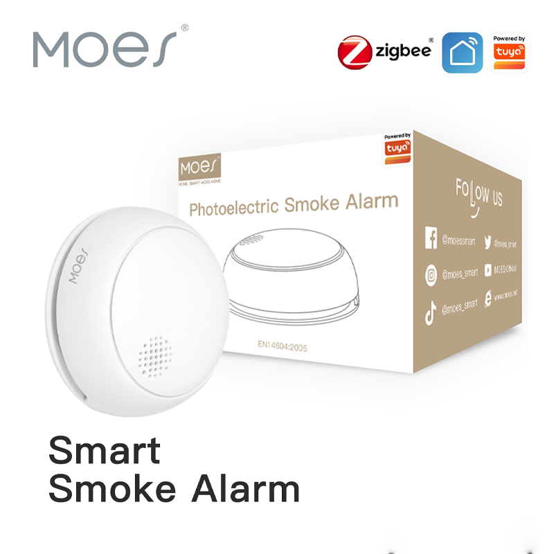 Smart Smoke Detector - MOES ZigBee Akıllı Kablosuz Duman Dedektörü