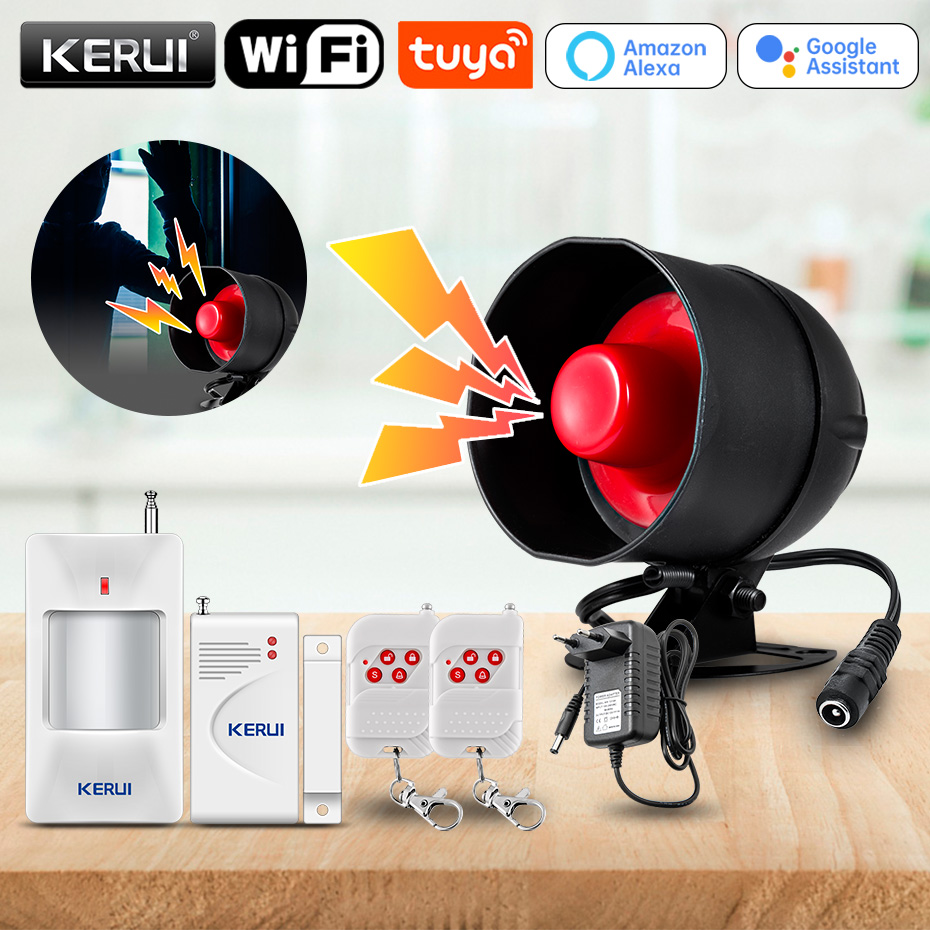 Smart Home Ecosystems - KERUI Tuya Akıllı WIFI Kablosuz Güvenlik