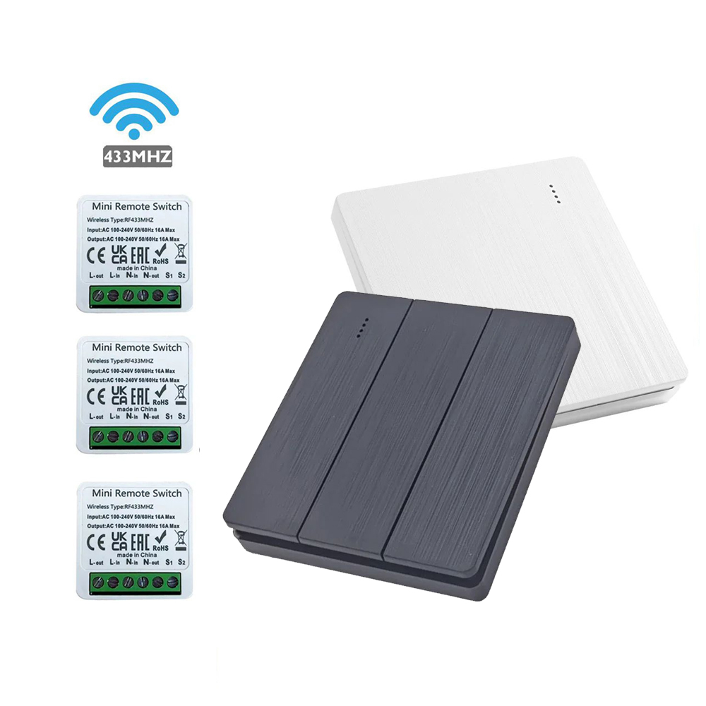 Smart Home Ventilation - 433 Mhz RF 86 Duvar Paneli