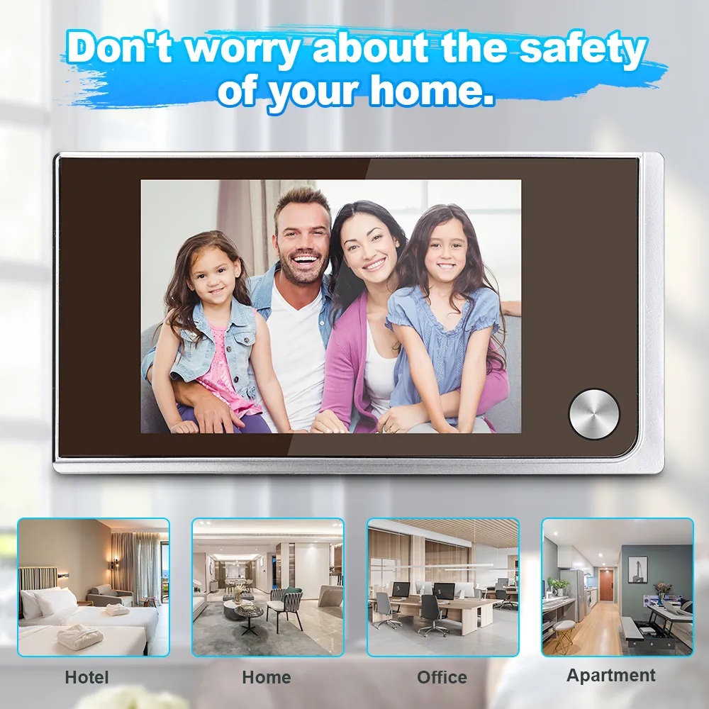 Smart Home News - 3,5 inç Kamera Gözetleme Deliği Kapı