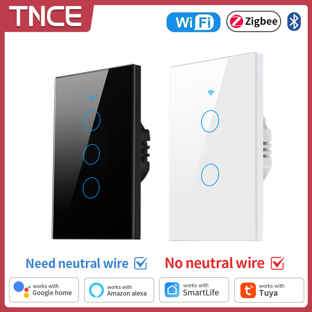 Smart Home Switch - TNCE Tuya WiFi/Zigbee akıllı işık anahtarı,