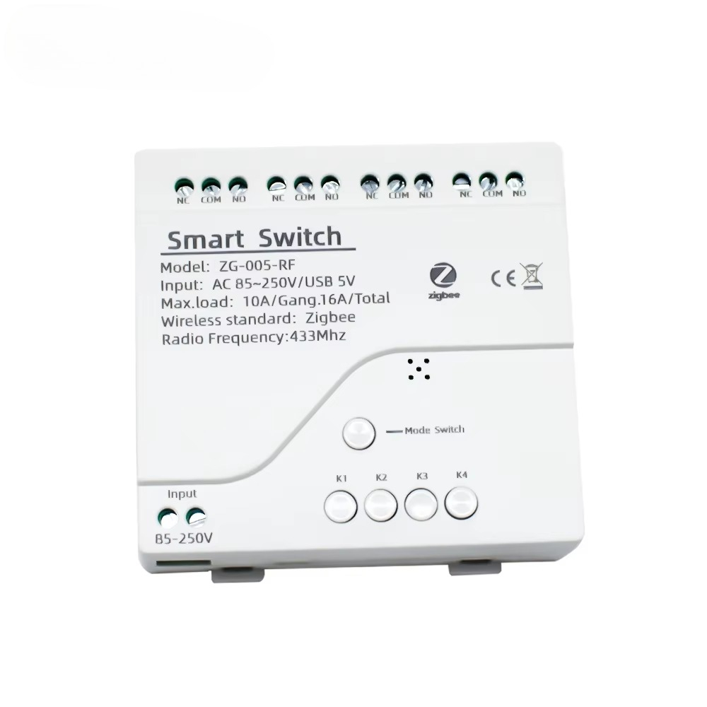 Smart Home Switch - Tuya 4CH Zigbee Anahtar Röle Modülü