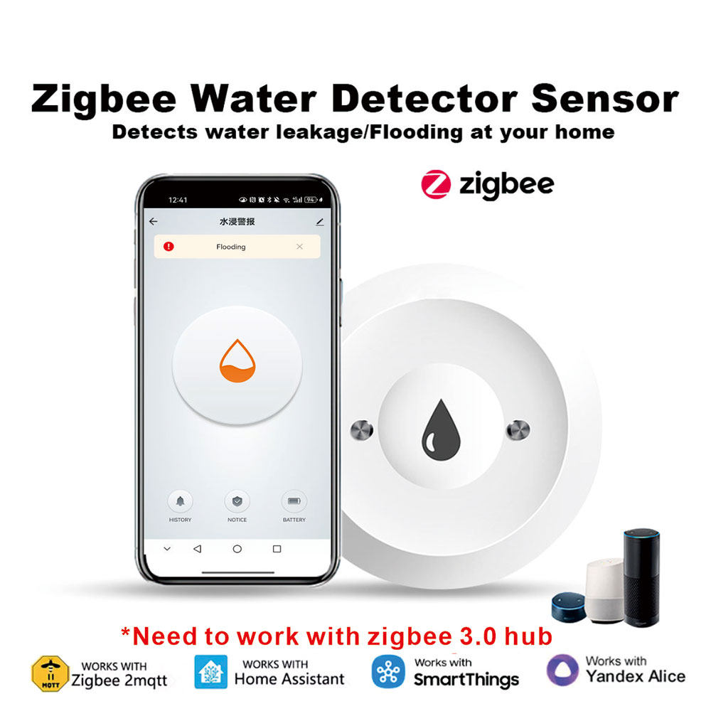 Smart Home Ecosystems - ZigBee Akıllı Su Kaçağı Sensörü Su