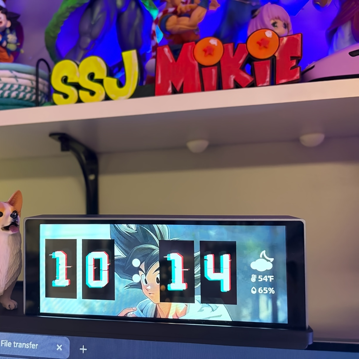 Smart Home Interior - RGB kuantum saat LED gece lambası