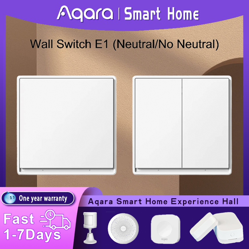 Smart Home Ecosystems - Orijinal Aqara Duvar Anahtarı E1 Sürümü