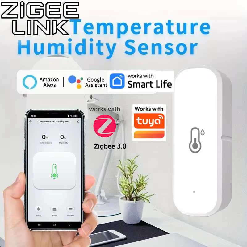 Smart Home News - Tuya Zigbee 3.0 Sıcaklık Nem Sensörü