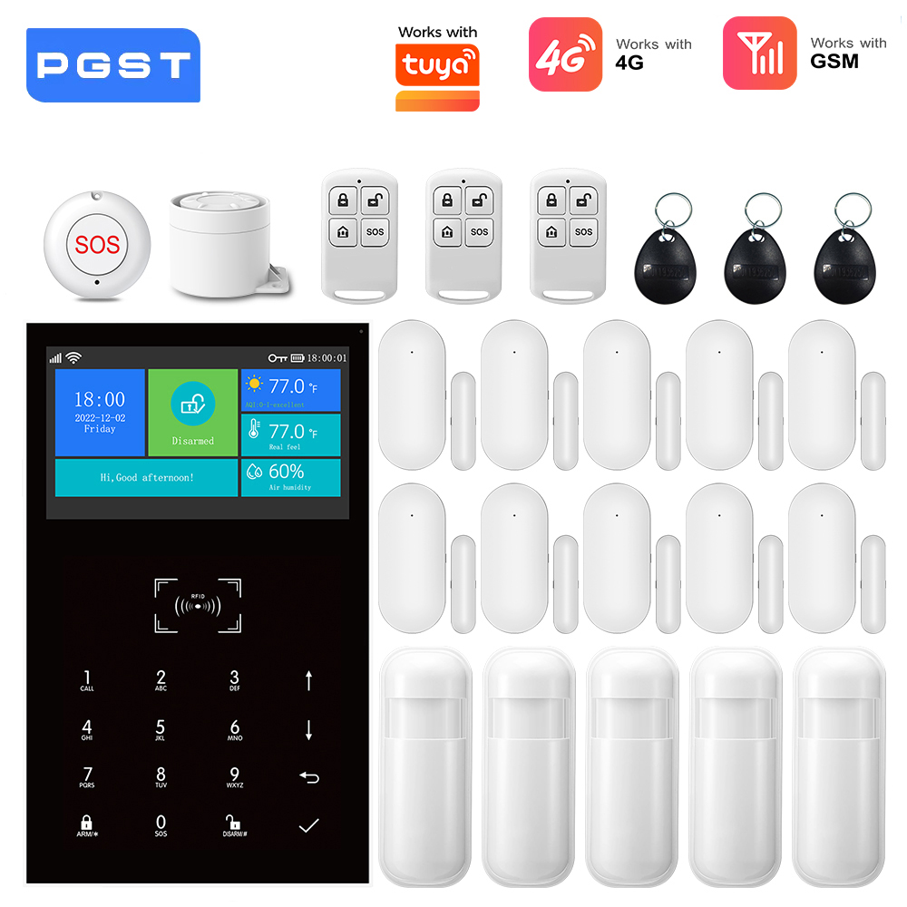 Smart Home Ecosystems - 4G GSM WiFi Alarm Sistemi Tuya