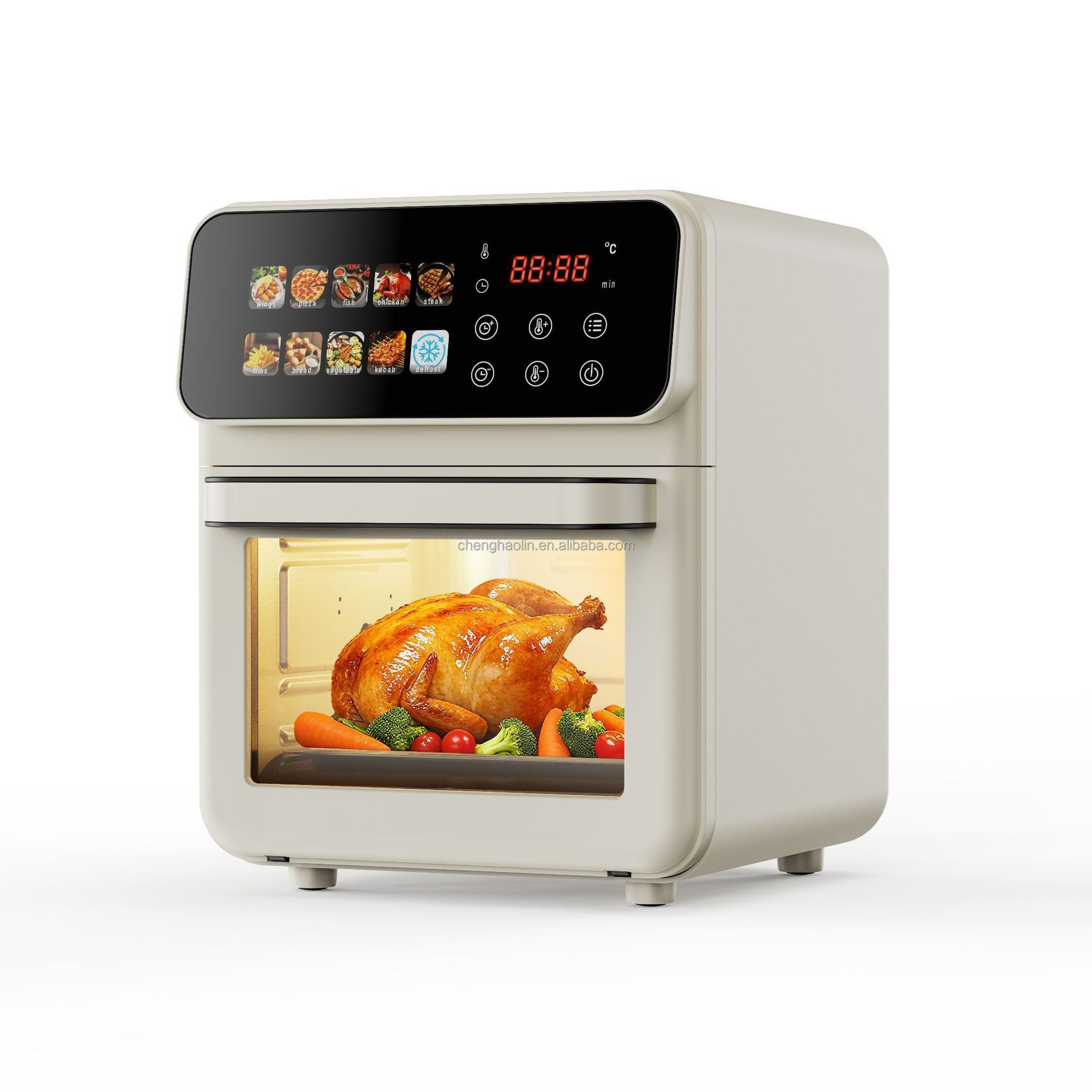 Smart Home Oven - Büyük Kapasiteli, Yüksek Kaliteli, Dijital Dokunmatik