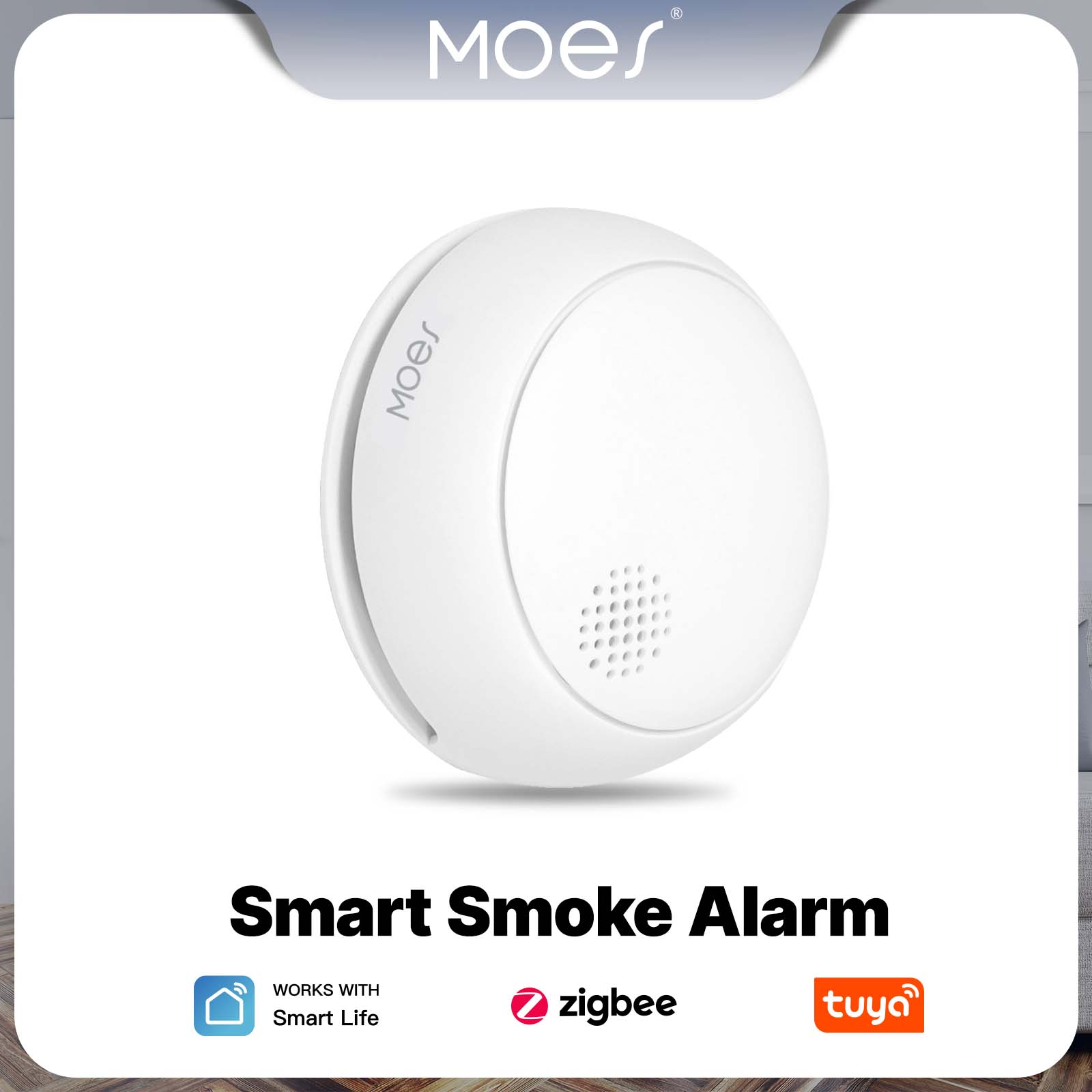 Smart Smoke Detector - MOES ZigBee Akıllı Duman Alarm Dedektörü