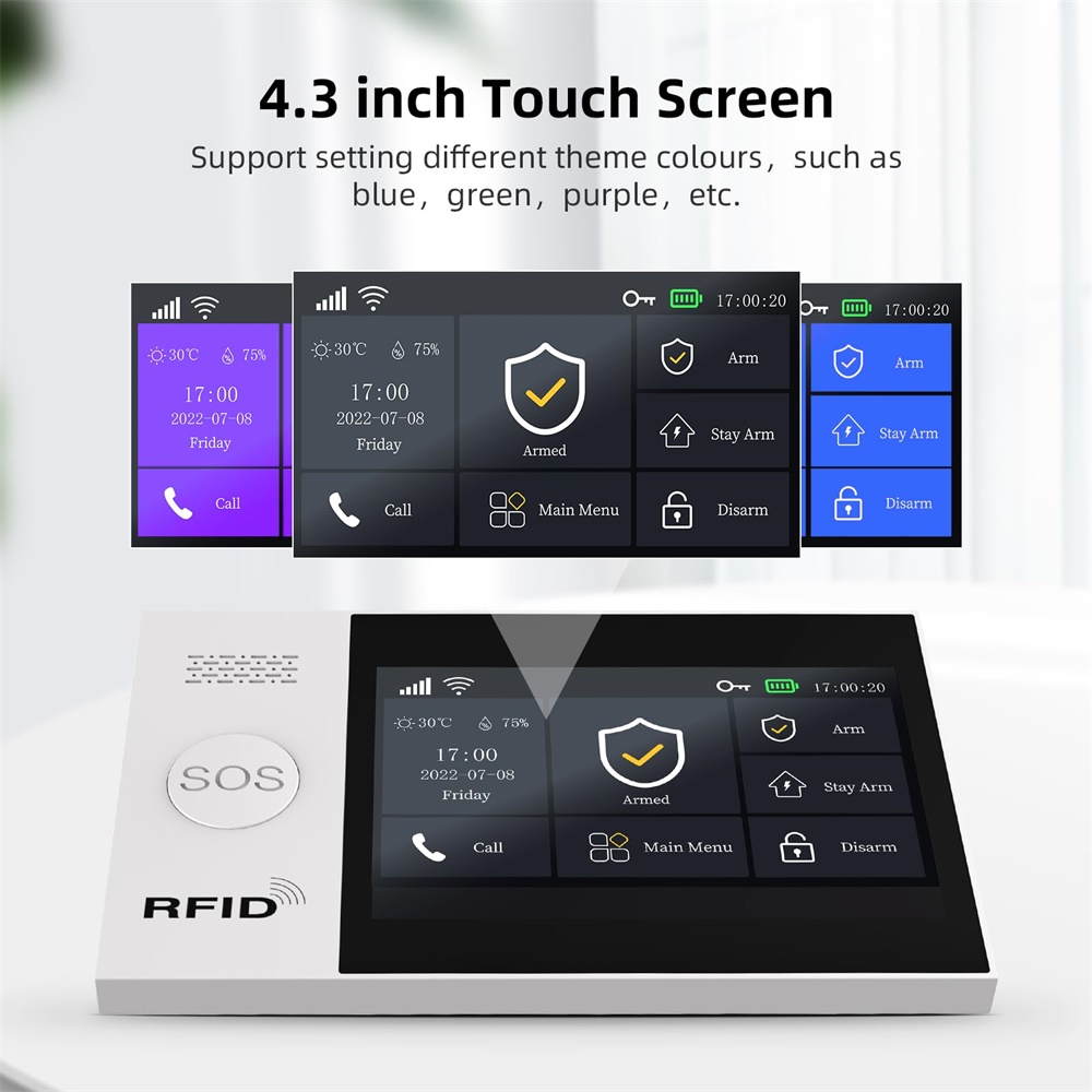 2.4G WIFI Akıllı GSM Alarm Sis - Smart Home Ecosystems incelemesi ve fiyatı