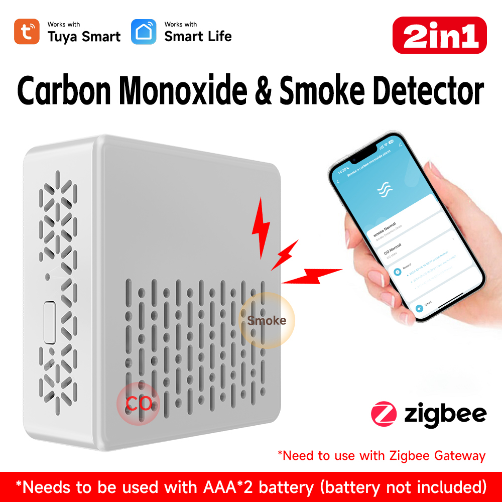Tuya WIFI Karbon Monoksit Duma - Smart Smoke Detector incelemesi ve fiyatı