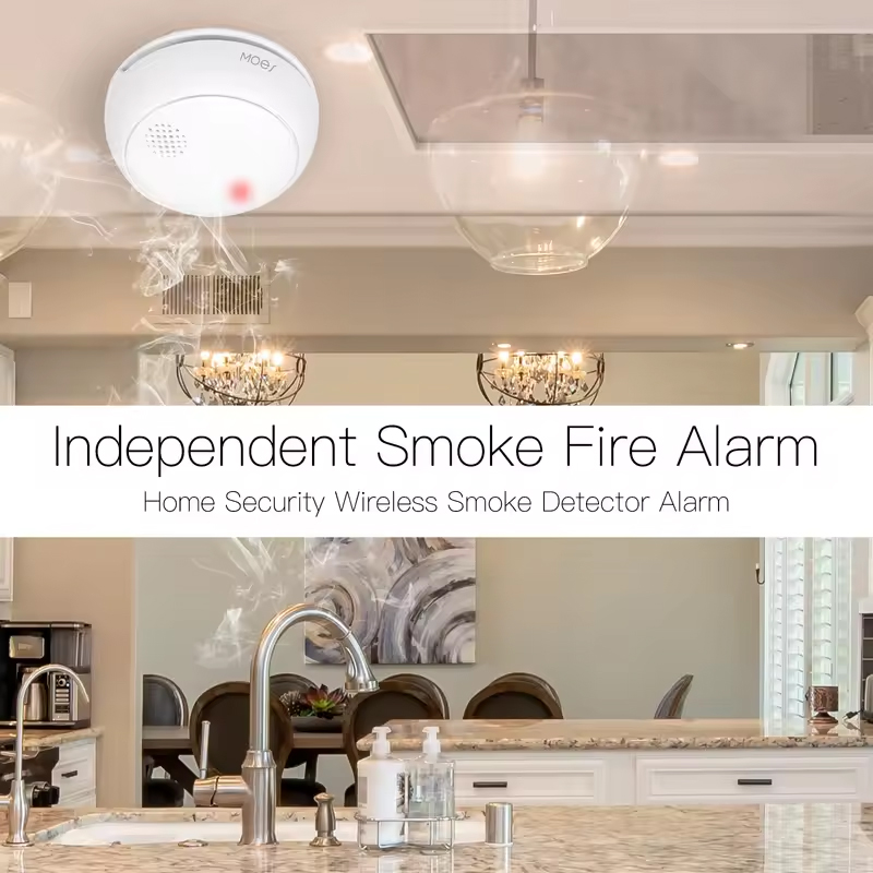 MOES ZigBee Akıllı Kablosuz Du - Smart Smoke Detector incelemesi ve fiyatı