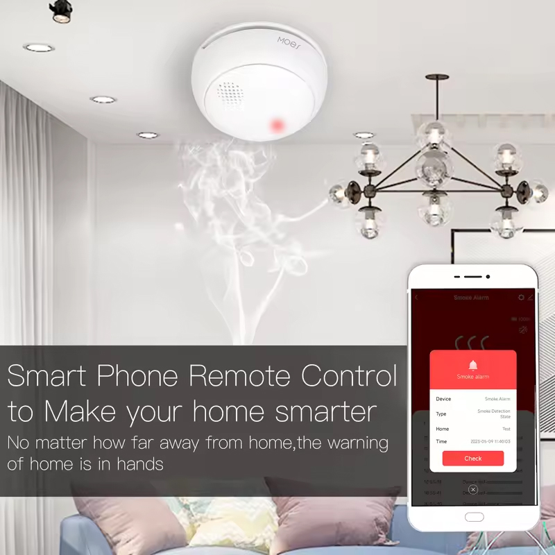 MOES ZigBee Akıllı Kablosuz Du - Smart Smoke Detector incelemesi ve fiyatı