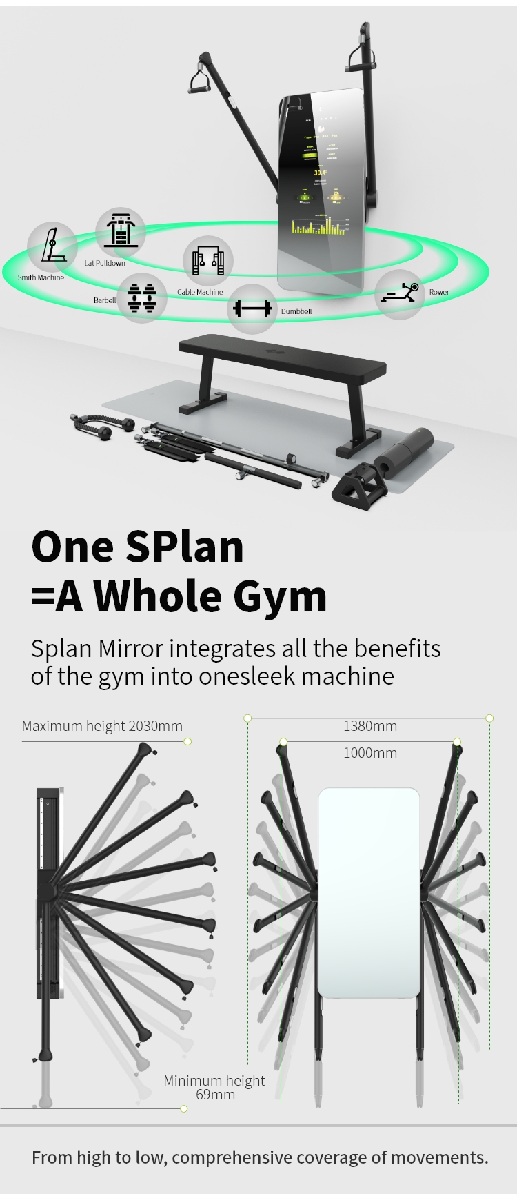 Kaliteli Akıllı Antrenör Diren - Smart Home Gym Mirror incelemesi ve fiyatı