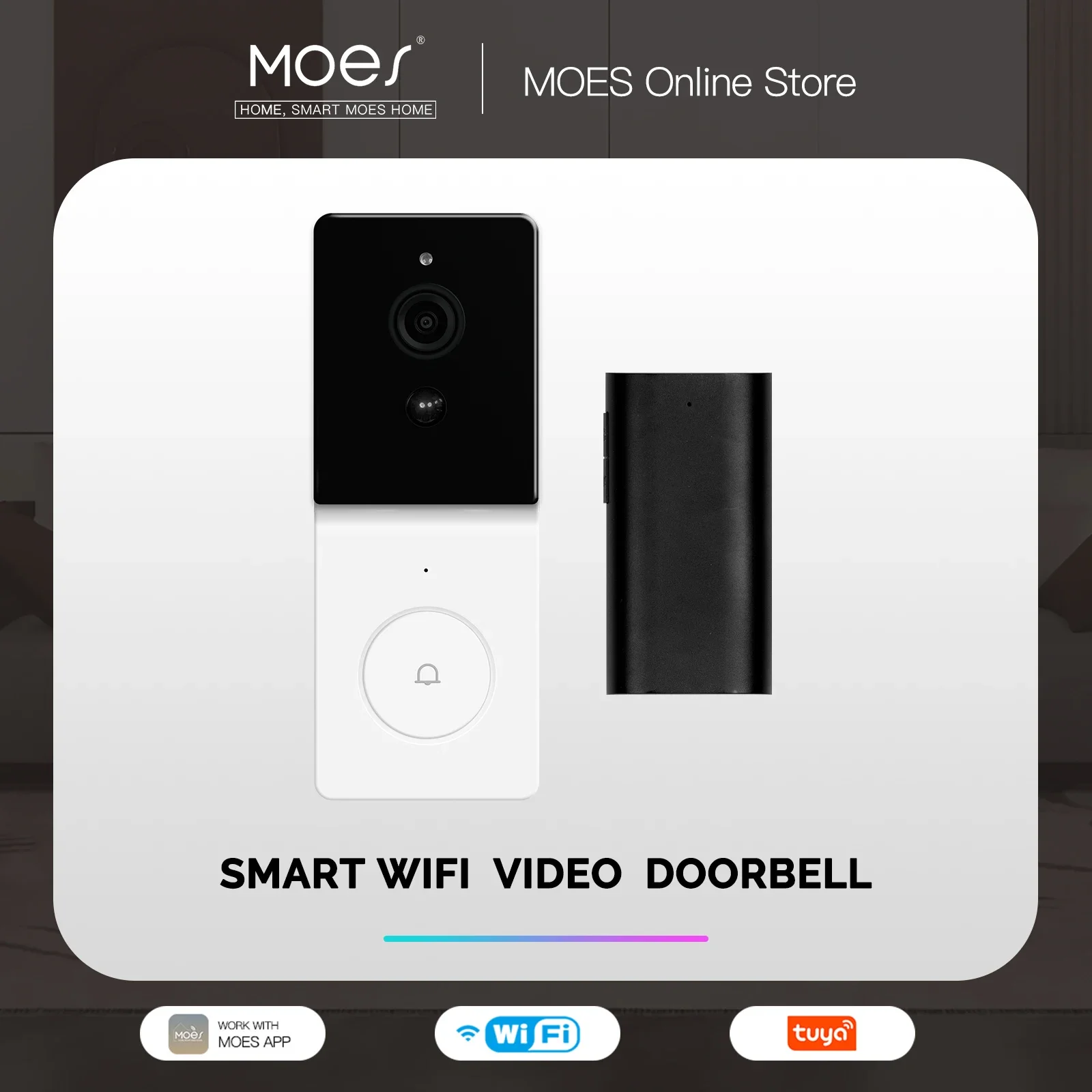 MOES Tuya Akıllı WiFi Görüntül - Smart Home Video Doorbell Enhanced Security With Smart Doorbell incelemesi ve fiyatı
