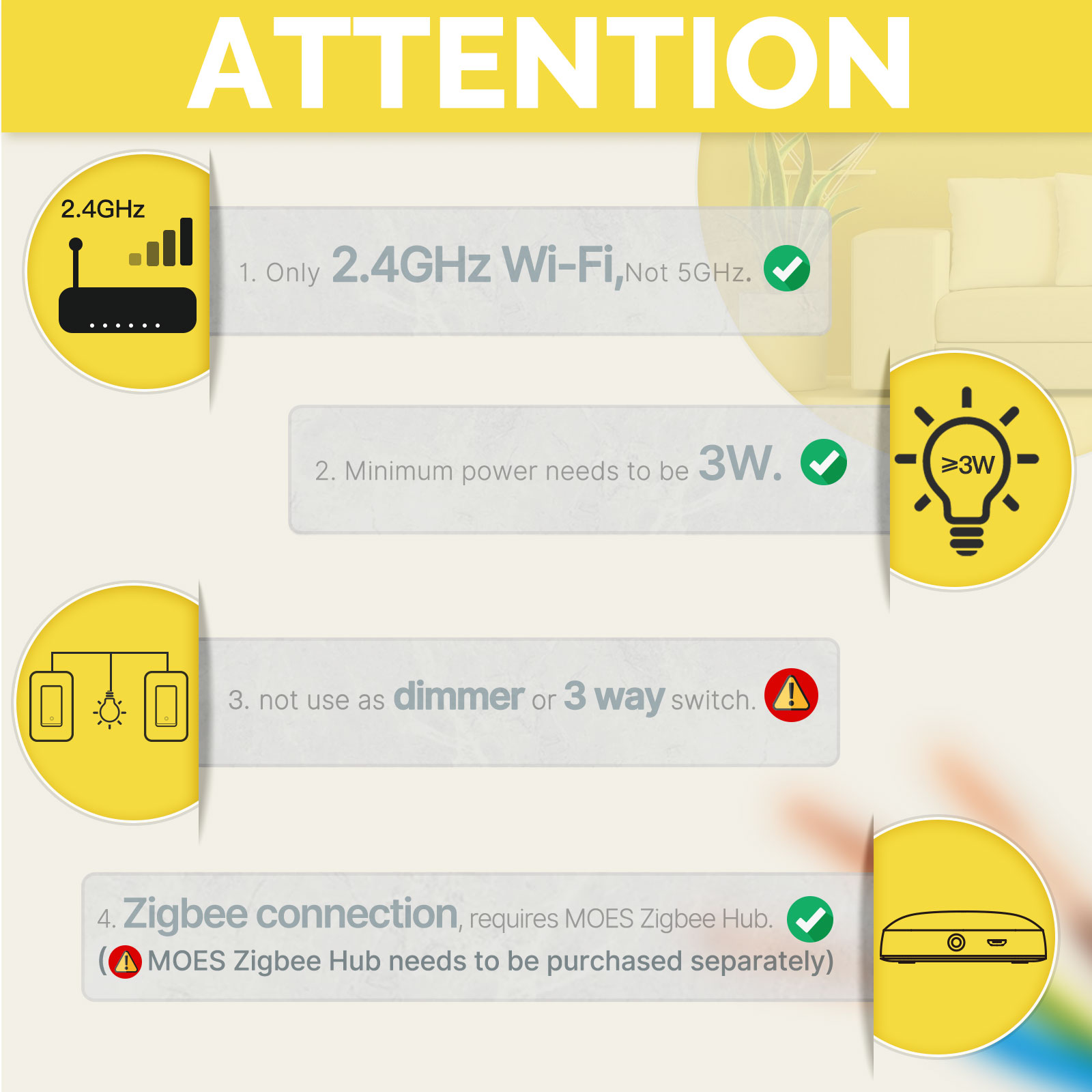 MOES ABD Standardı Zigbee Akıl - Smart Home Switch incelemesi ve fiyatı