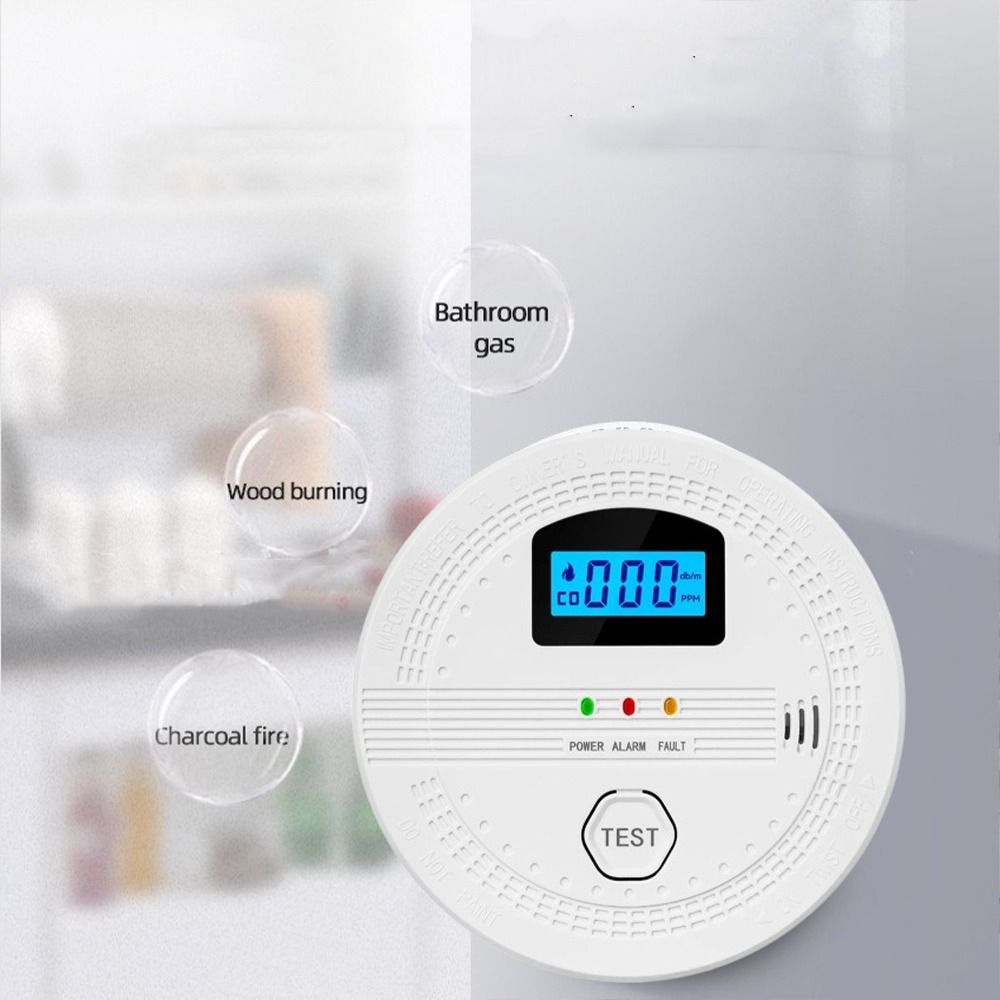 LCD Dijital Ekran 2'si 1 Arada - Smart Smoke Detector incelemesi ve fiyatı