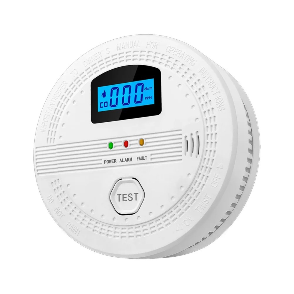 LCD Dijital Ekran 2'si 1 Arada - Smart Smoke Detector incelemesi ve fiyatı