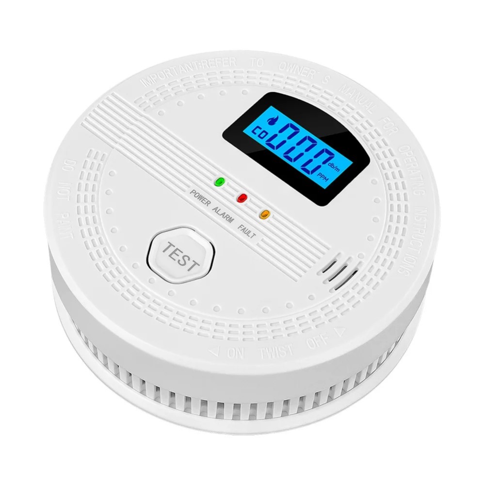 LCD Dijital Ekran 2'si 1 Arada - Smart Smoke Detector incelemesi ve fiyatı