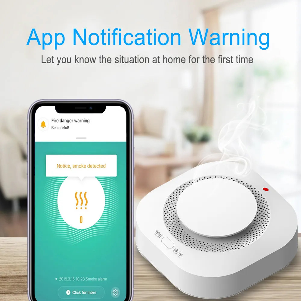 Tuya Zigbee WiFi Akıllı Duman  - Smart Smoke Detector incelemesi ve fiyatı
