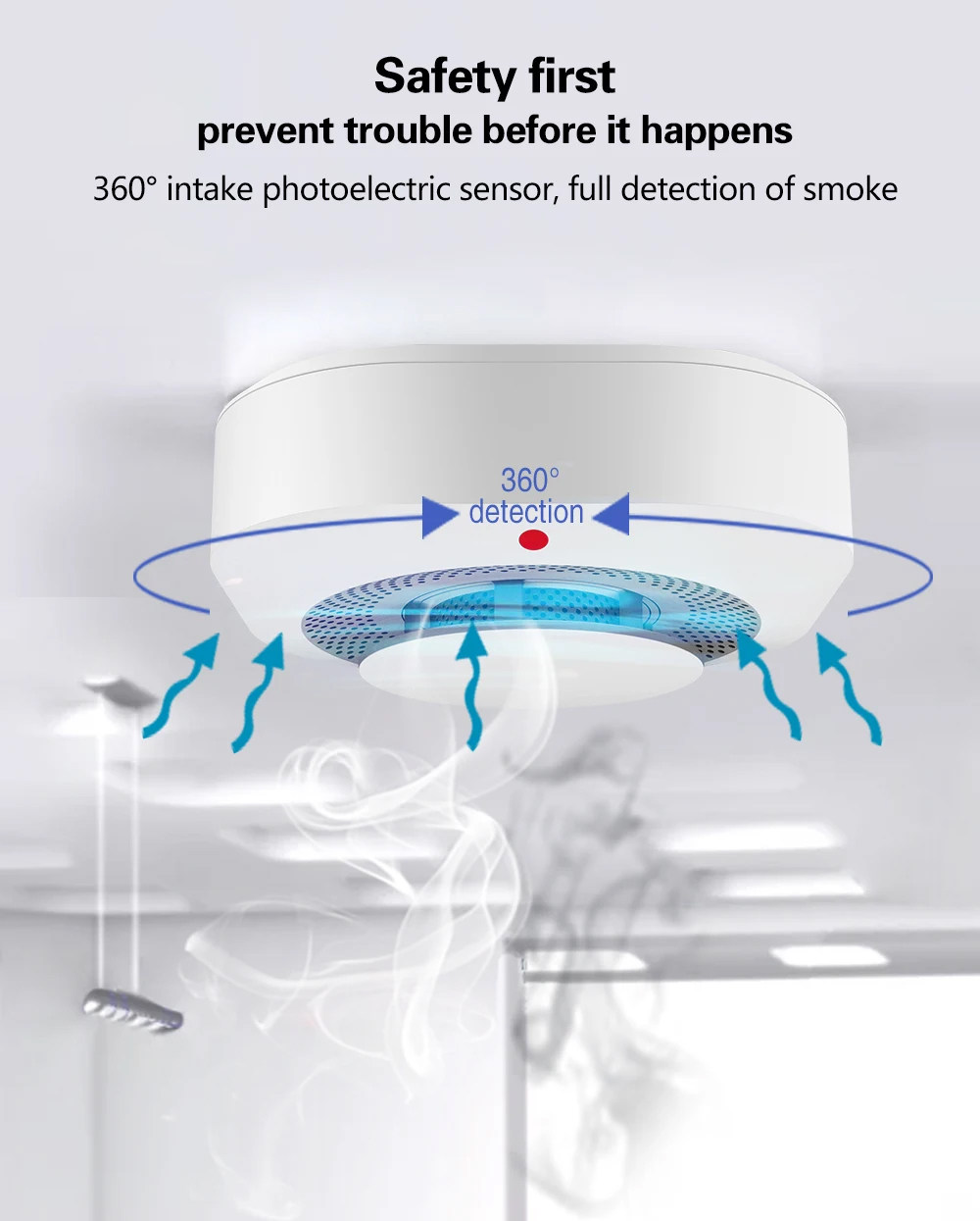 Tuya Zigbee WiFi Akıllı Duman  - Smart Smoke Detector incelemesi ve fiyatı