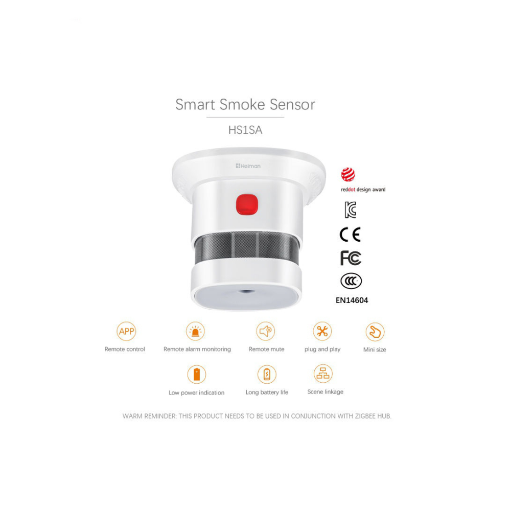 Tuya Akıllı Zigbee Duman Dedek - Smart Smoke Detector incelemesi ve fiyatı