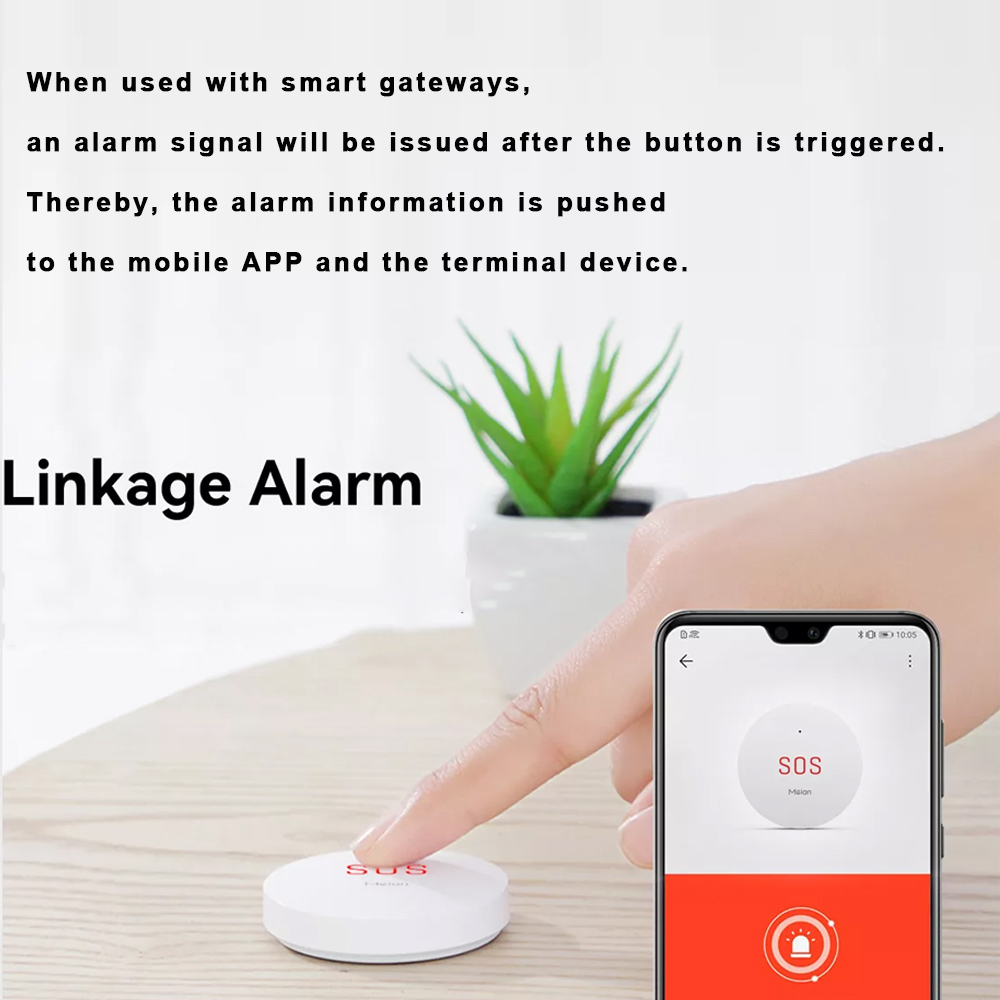 Zigbee Tuya SOS acil düğmesi e - Smart Home Ecosystems incelemesi ve fiyatı