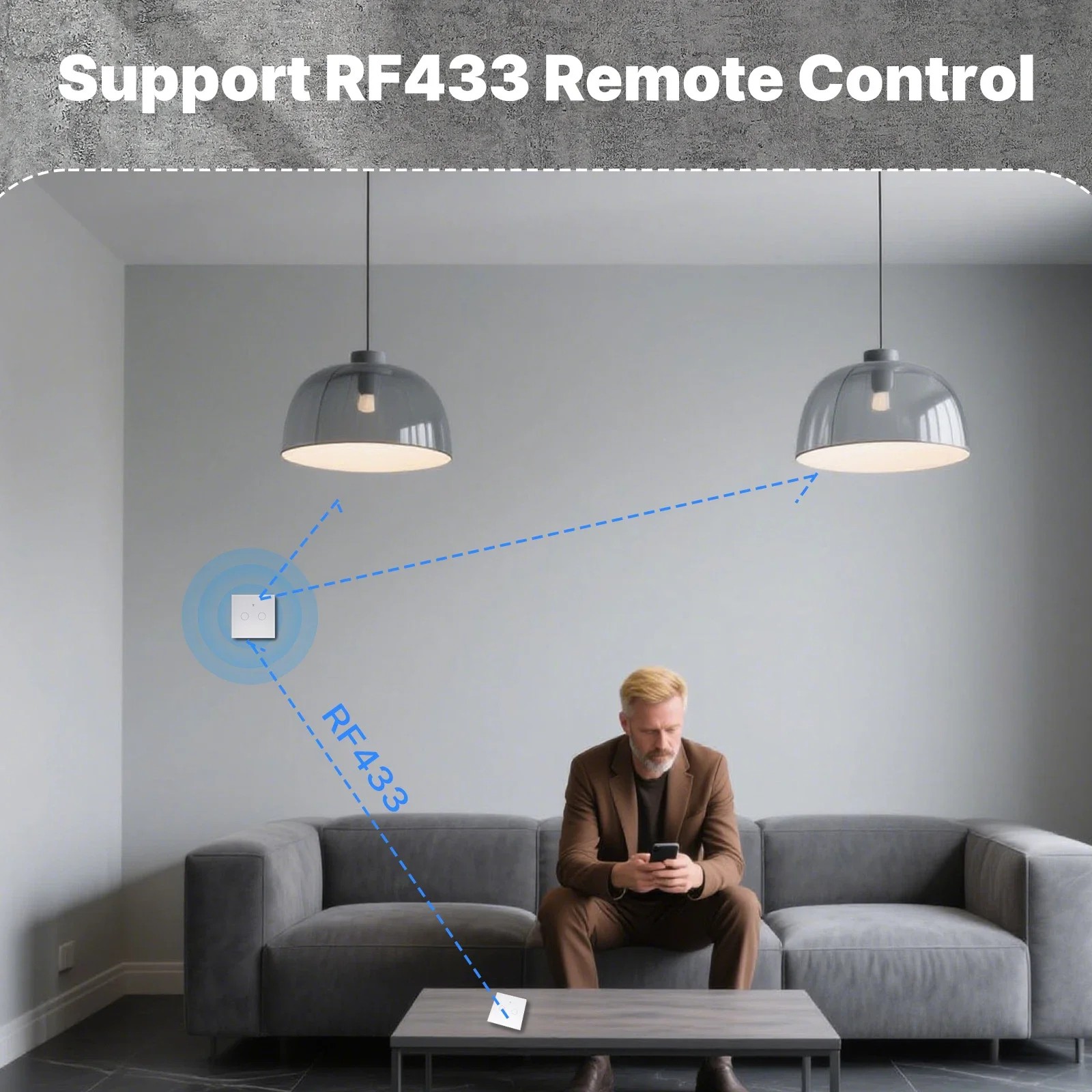 MOES WiFi+RF433 Akıllı Dokunma - Smart Home Panel incelemesi ve fiyatı