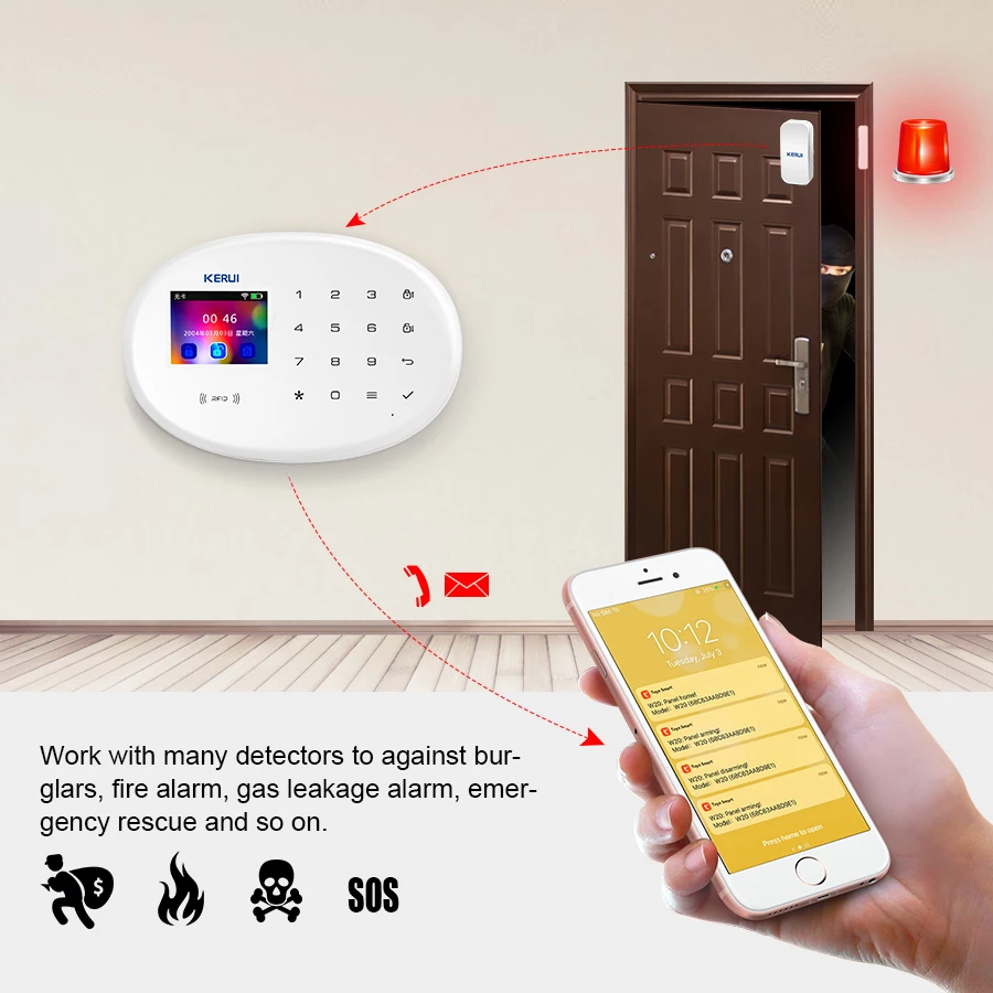 KERUI Tuya Akıllı Alarm Sistem - Smart Smoke Detector incelemesi ve fiyatı