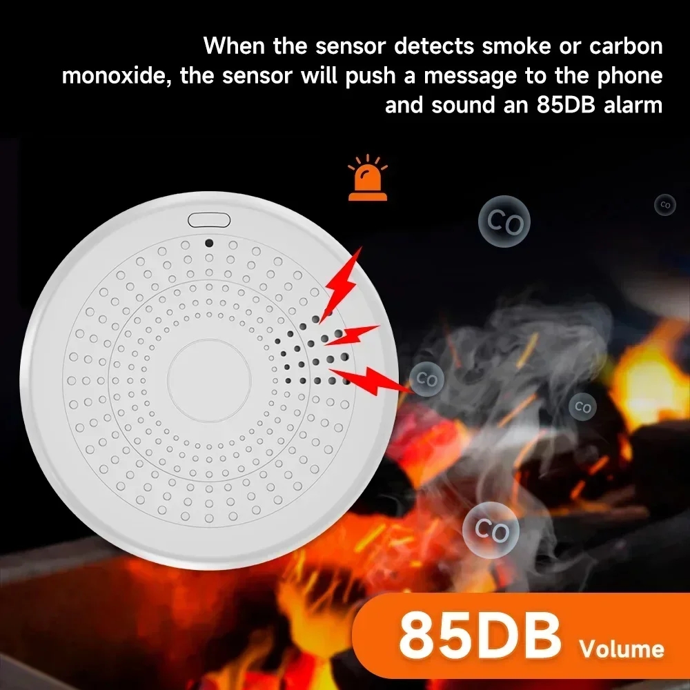 Akıllı ZigBee Duman ve Karbonm - Smart Smoke Detector incelemesi ve fiyatı