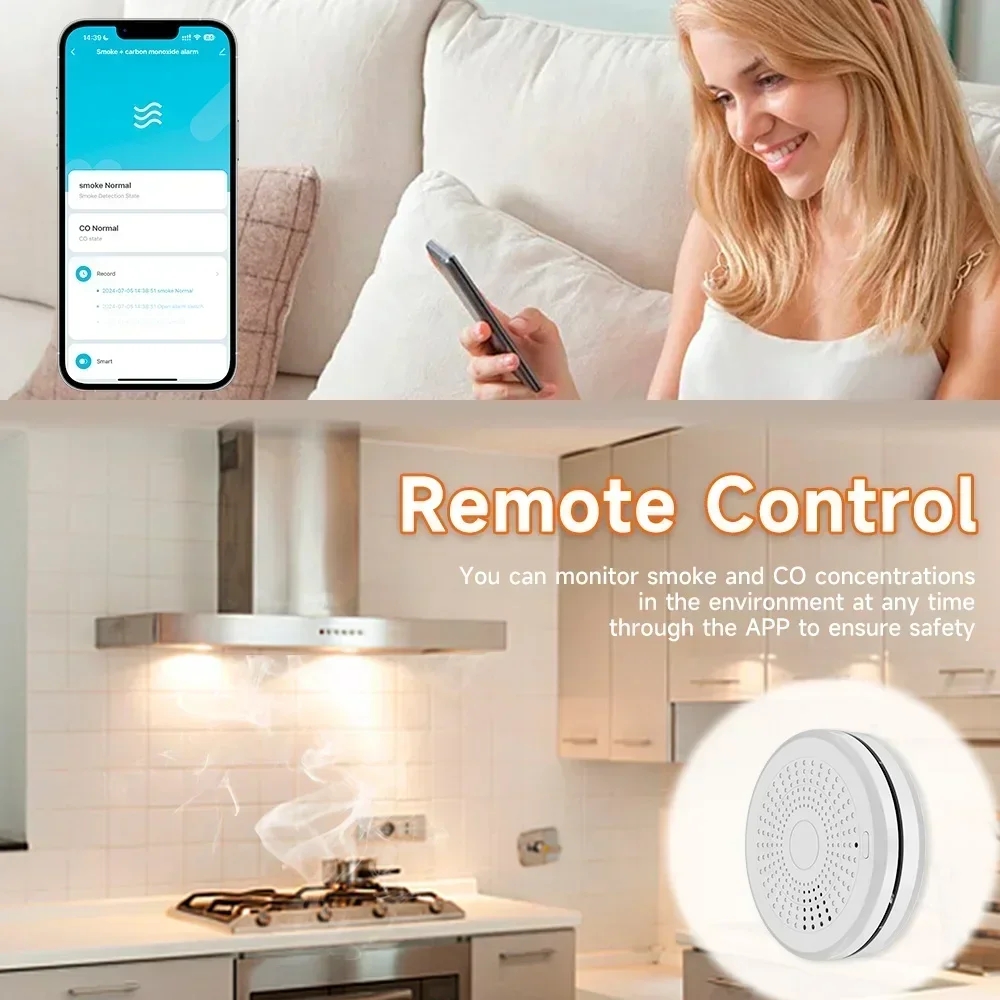 Akıllı ZigBee Duman ve Karbonm - Smart Smoke Detector incelemesi ve fiyatı