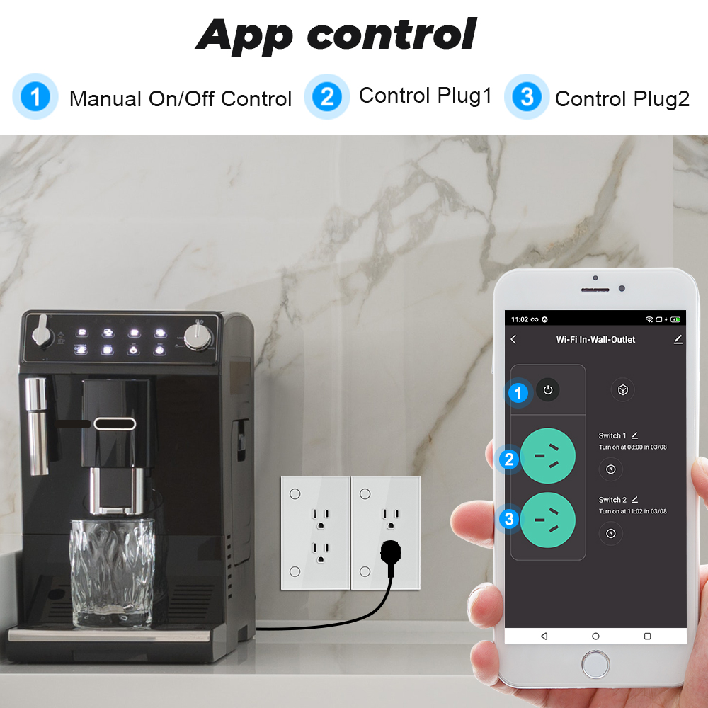 16A Tuya Wifi soket abd tak çı - Smart Home Technology incelemesi ve fiyatı