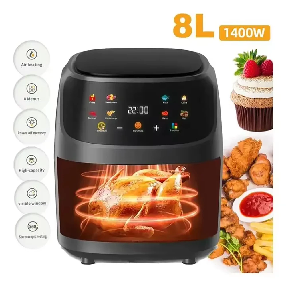 1400W 8L Yağsız Akıllı Hava Fr - Smart Home Oven incelemesi ve fiyatı