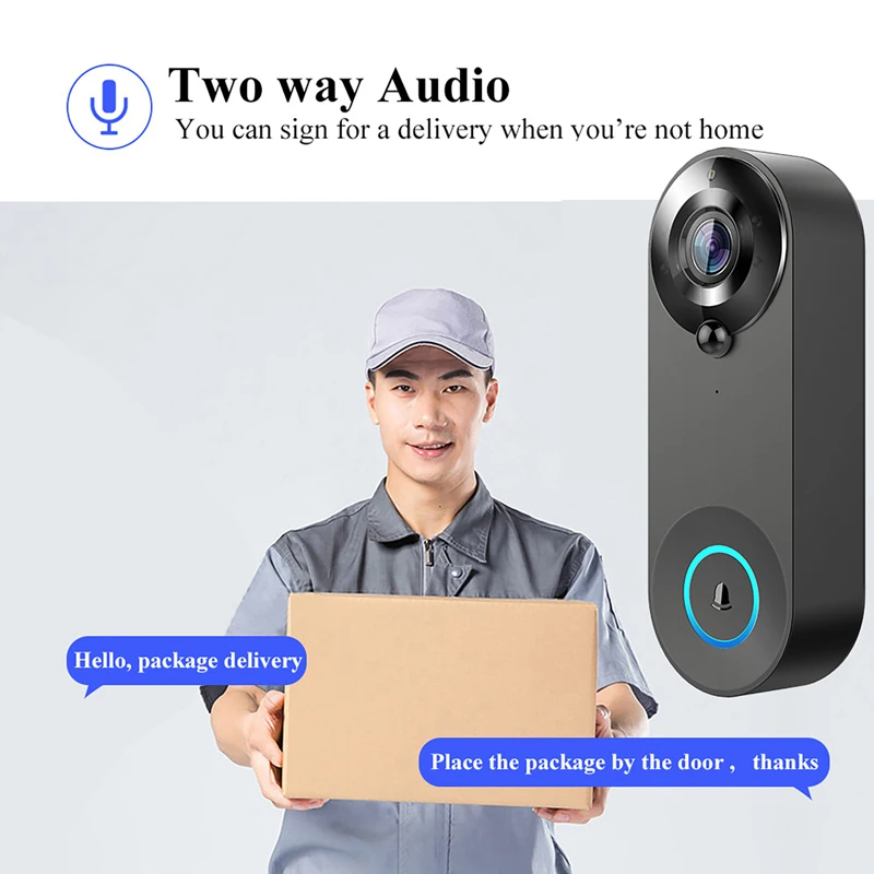 Tuya Video Kapı Zili Kamerası  - Smart Home Video Doorbell Enhanced Security With Smart Doorbell incelemesi ve fiyatı