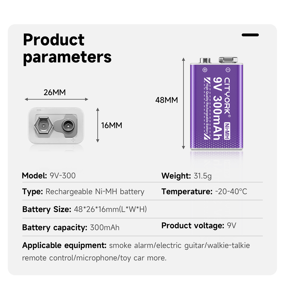 9 V 6F22 NiMH şarj edilebilir  - Smart Smoke Detector incelemesi ve fiyatı