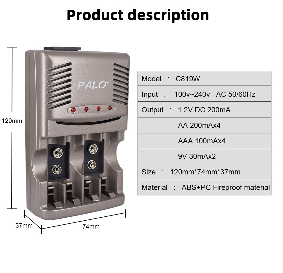 9 V 6F22 NiMH şarj edilebilir  - Smart Smoke Detector incelemesi ve fiyatı