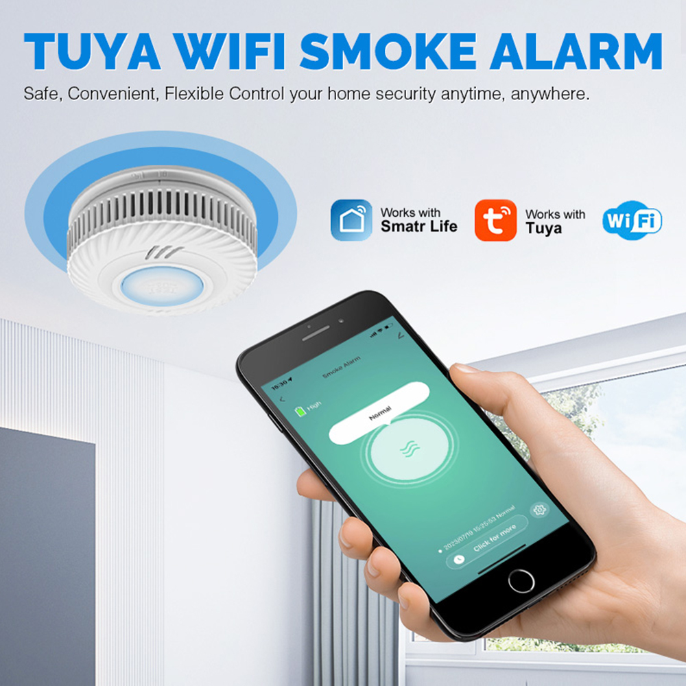 LELLKI WiFi Duman Dedektörü Uz - Smart Smoke Detector incelemesi ve fiyatı