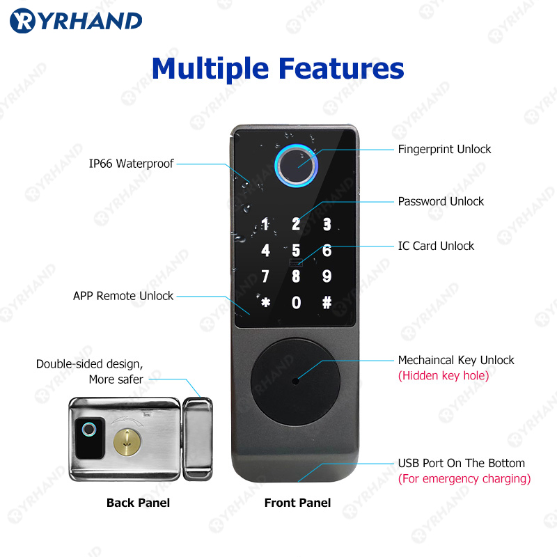 Tuya akıllı kilit su geçirmez  - Smart Home Technology incelemesi ve fiyatı